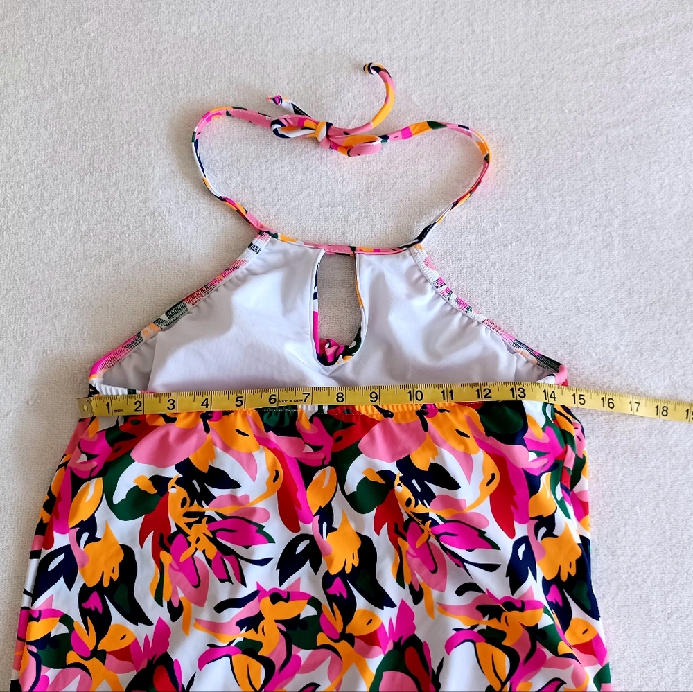 VENUS Bold Babe Multicolor Floral Tankini Top, Size M - Picture 9 of 13